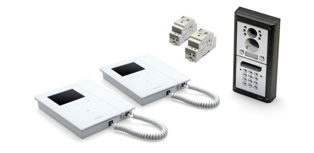 2 button IP colour video kits with codelock